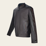 Chamarra en piel genuina de pitón Chamarras 