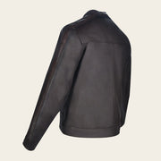 Chamarra en piel genuina de pitón Chamarras 