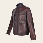 Chamarra para caballero en piel de ovino Chamarras 