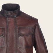 Chamarra para caballero en piel de ovino Chamarras 