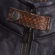 Chaleco para caballero en piel de pitón Chalecos 