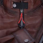 Chamarra urbana en piel genuina de ovino para caballero Chamarras 