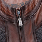 Chaleco en piel genuina de ovino. Chalecos 