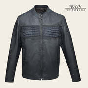 Chamarra en piel genuina de cocodrilo para caballero Chamarras 