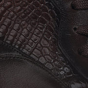 Tenis en piel genuina de moreleti para caballero Tenis 