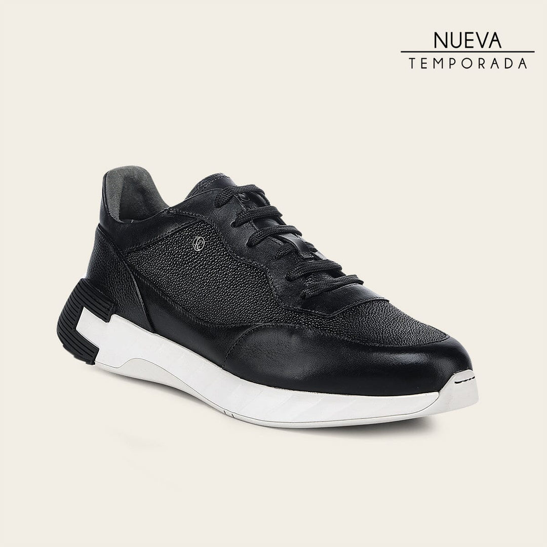 Tenis en piel genuina de mantarraya para caballero Tenis 