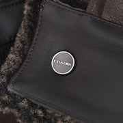 Chamarra en piel genuina de ovino con pelo para caballero Chamarras 