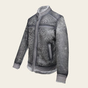 Chamarra en piel genuina de ovino con pelo para caballero Chamarras 