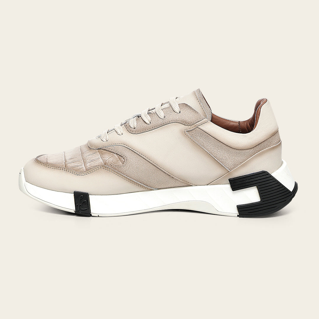 Tenis en piel genuina de nilóticus para caballero