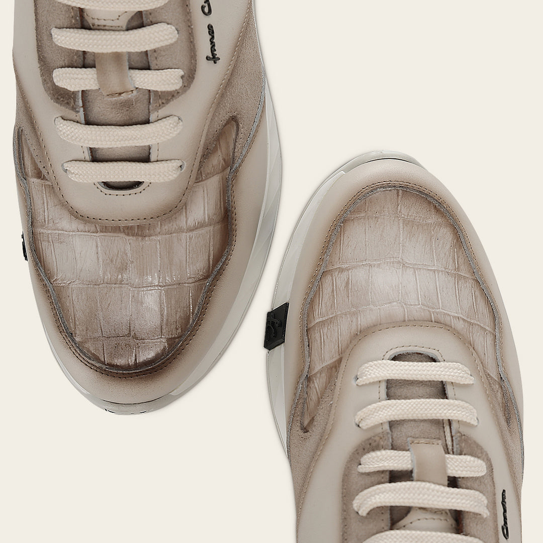 Tenis en piel genuina de nilóticus para caballero