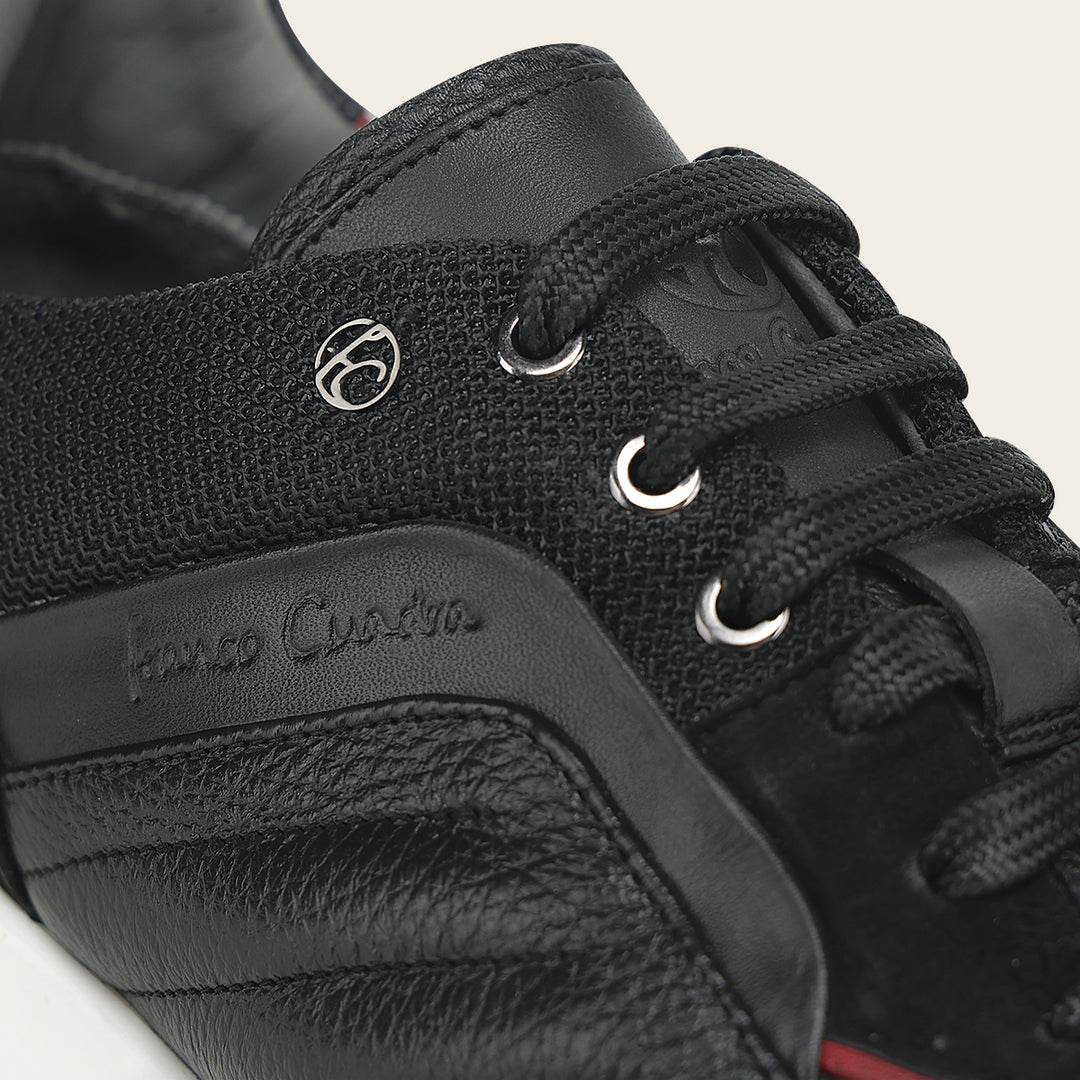 Tenis en piel genuina de venado para caballero