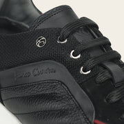 Tenis en piel genuina de venado para caballero