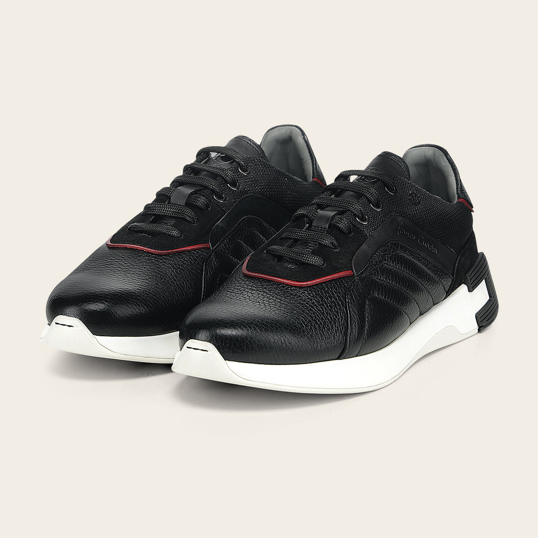 Tenis en piel genuina de venado para caballero