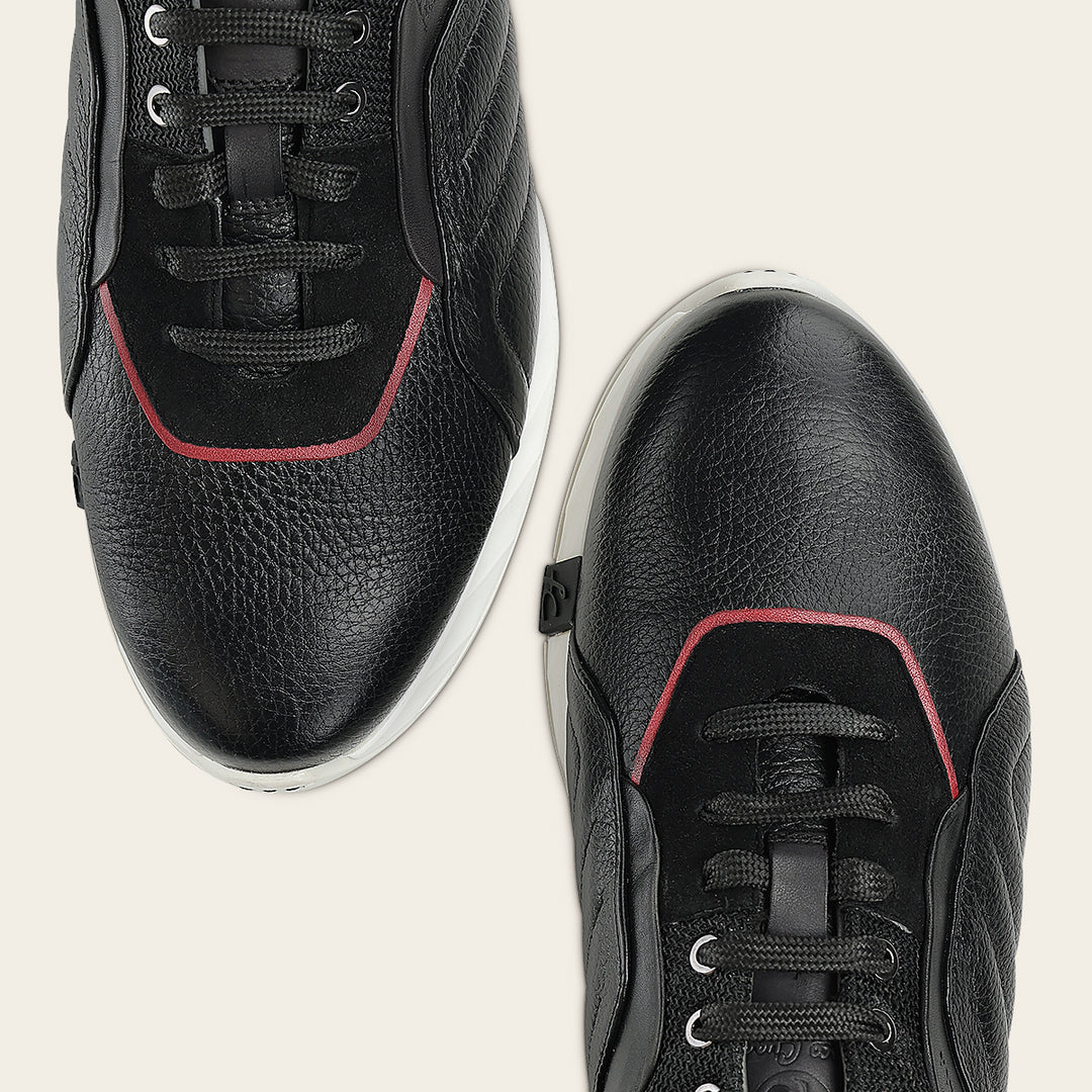 Tenis en piel genuina de venado para caballero