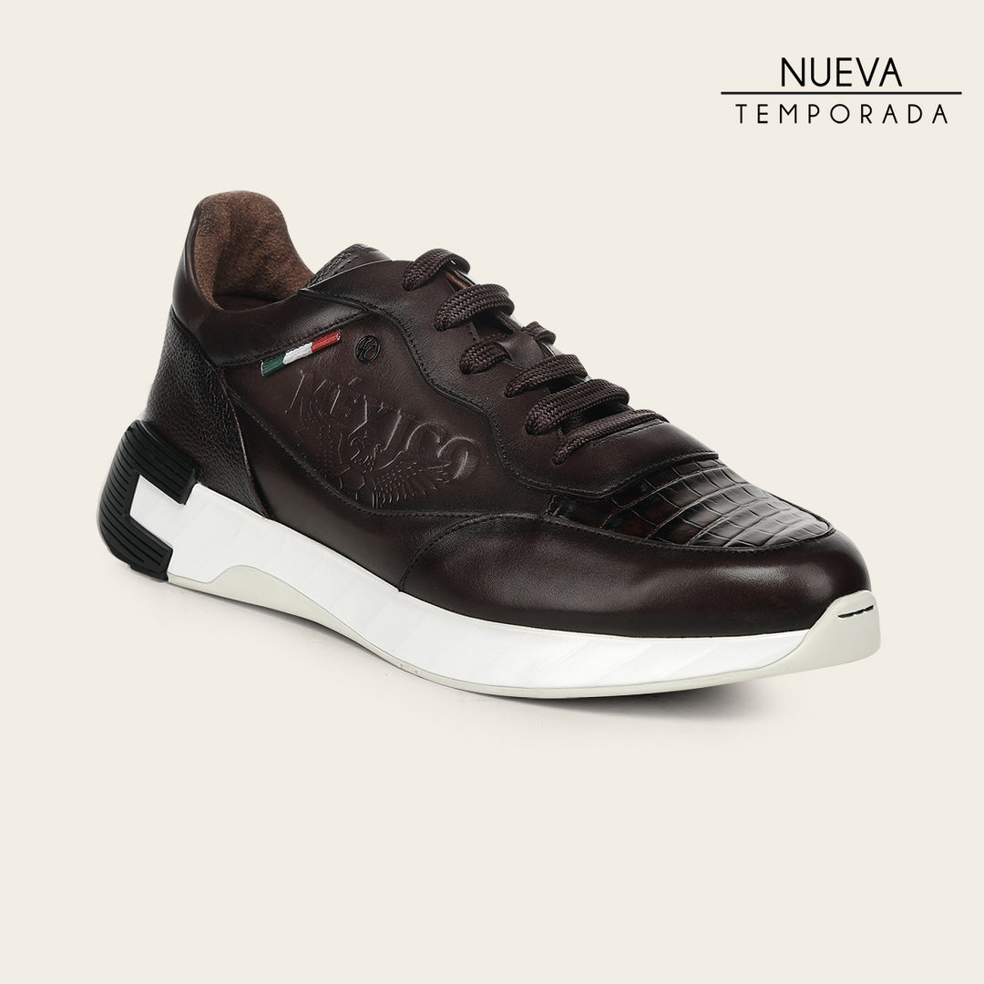 Tenis en piel genuina de niloticus para caballero edición limitada 2026