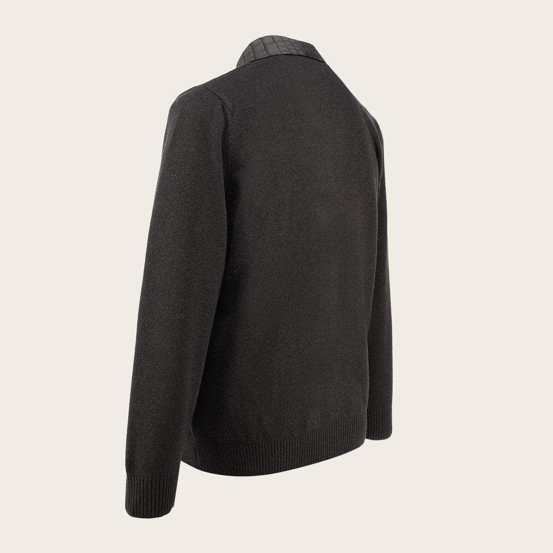 Chamarra en piel genuina de cocodrilo para caballero Chamarras 