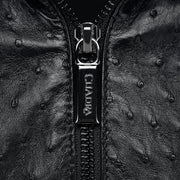 Chamarra Full exotic en piel genuina de avestruz para caballero Chamarras 