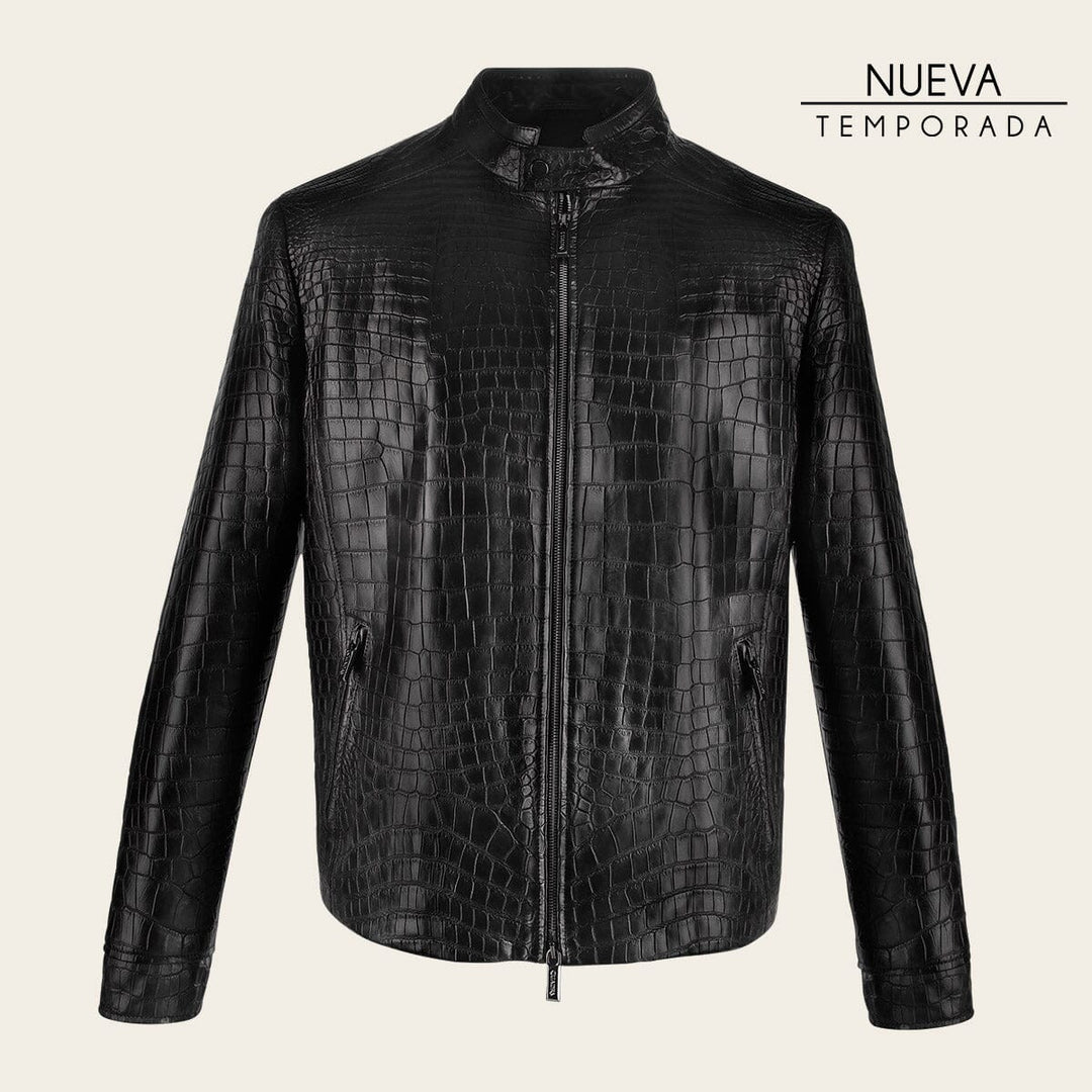 Chamarra Full Exotic en piel genuina de cocodrilo Chamarras 