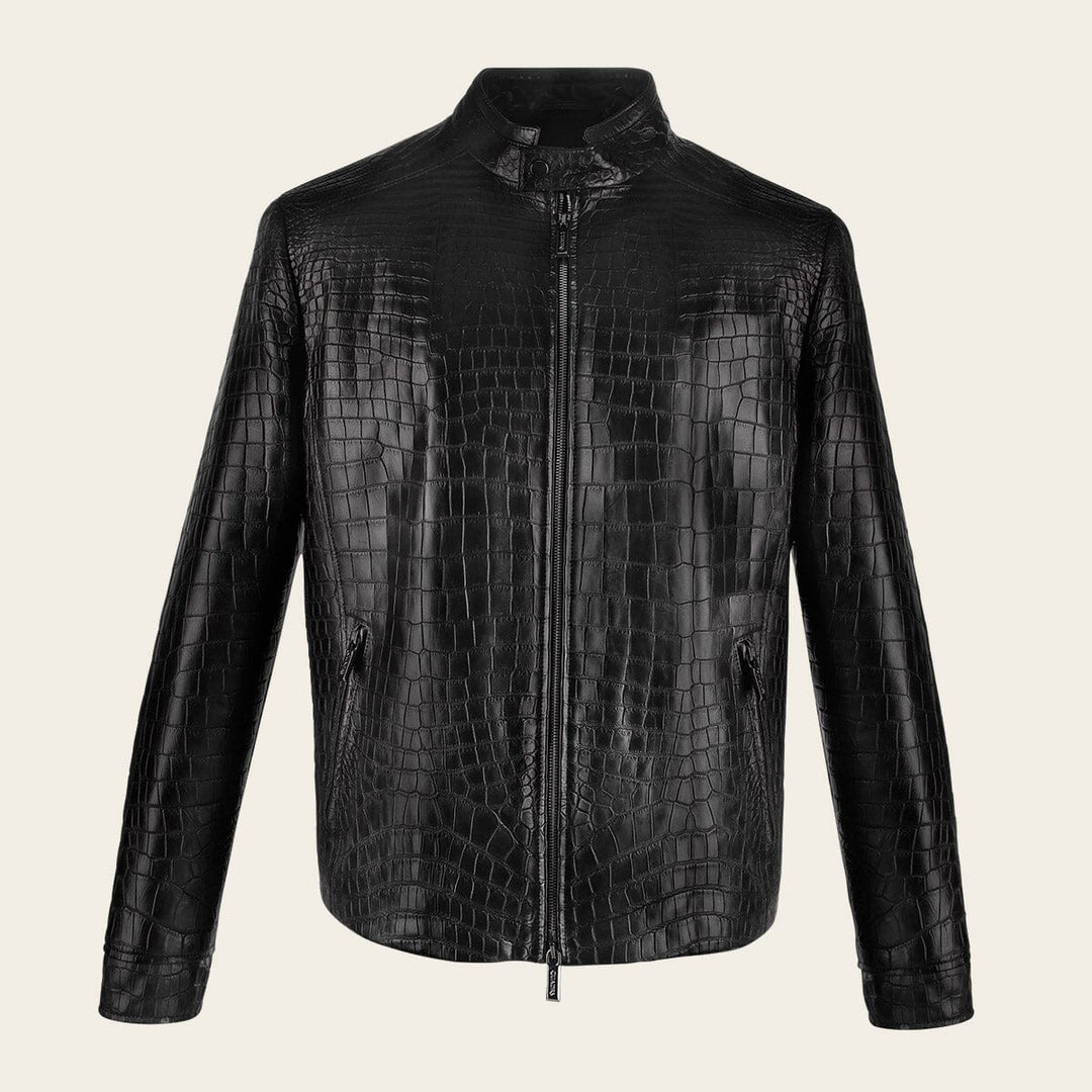 Chamarra Full Exotic en piel genuina de cocodrilo Chamarras 