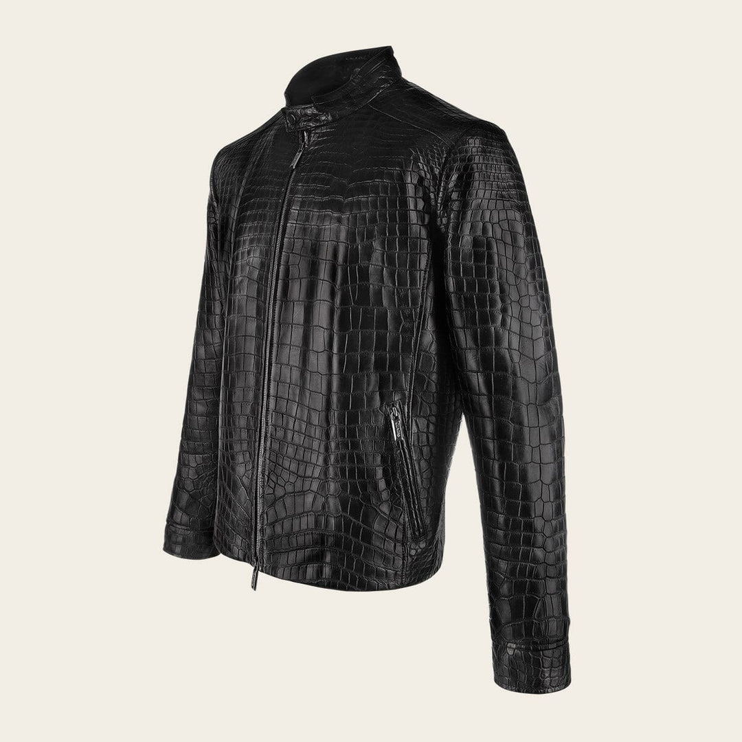 Chamarra Full Exotic en piel genuina de cocodrilo Chamarras 