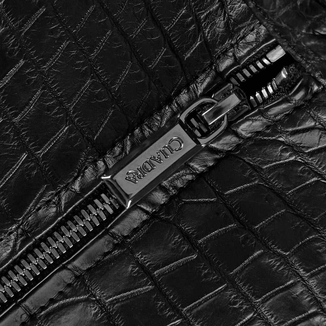Chamarra Full Exotic en piel genuina de cocodrilo Chamarras 