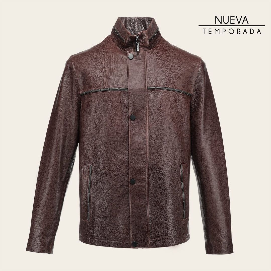Chamarra en piel genuina de cordero para caballero Chamarras 