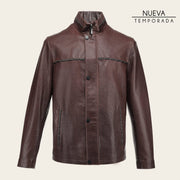 Chamarra en piel genuina de cordero para caballero Chamarras 