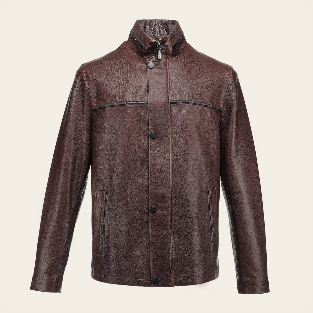 Chamarra en piel genuina de cordero para caballero Chamarras 