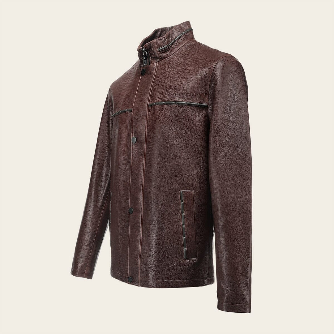 Chamarra en piel genuina de cordero para caballero Chamarras 