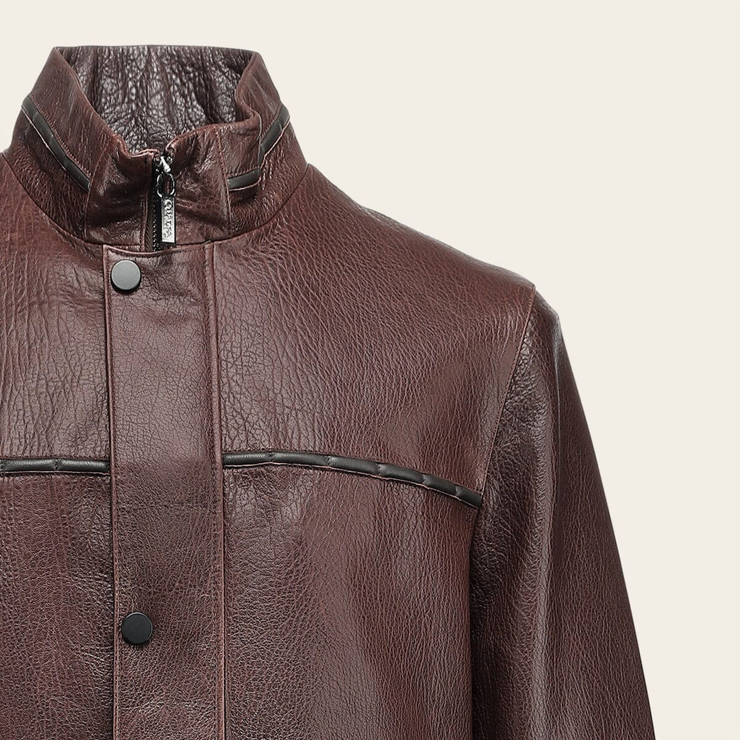 Chamarra en piel genuina de cordero para caballero Chamarras 