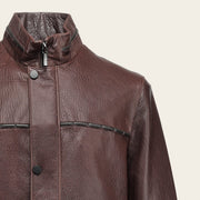 Chamarra en piel genuina de cordero para caballero Chamarras 