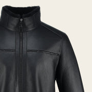 Chamarra en piel genuina de ovino para caballero Chamarras 