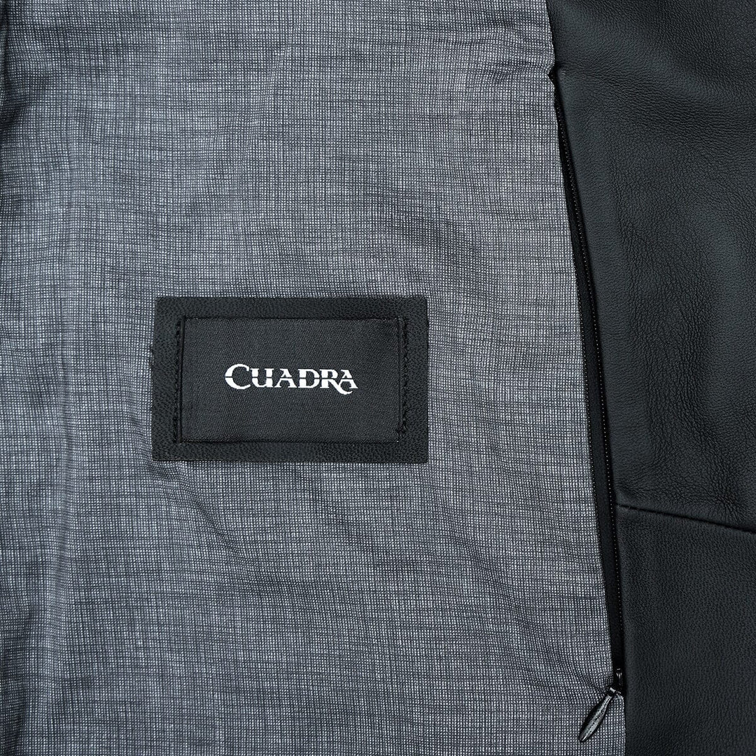 Chamarra en piel genuina de cordero para caballero Camisola 