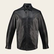 Chamarra en piel genuina para caballero Chamarras 