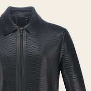 Chamarra en piel genuina de ovino para caballero Chamarras 