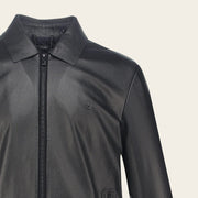 Chamarra en piel genuina de ovino para caballero Chamarras 