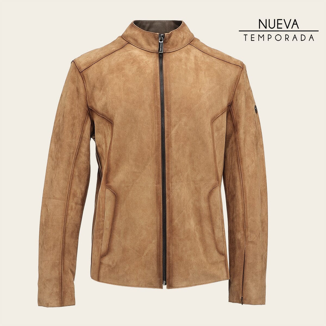 Chamarra en piel genuina de cordero para caballero Chamarras 