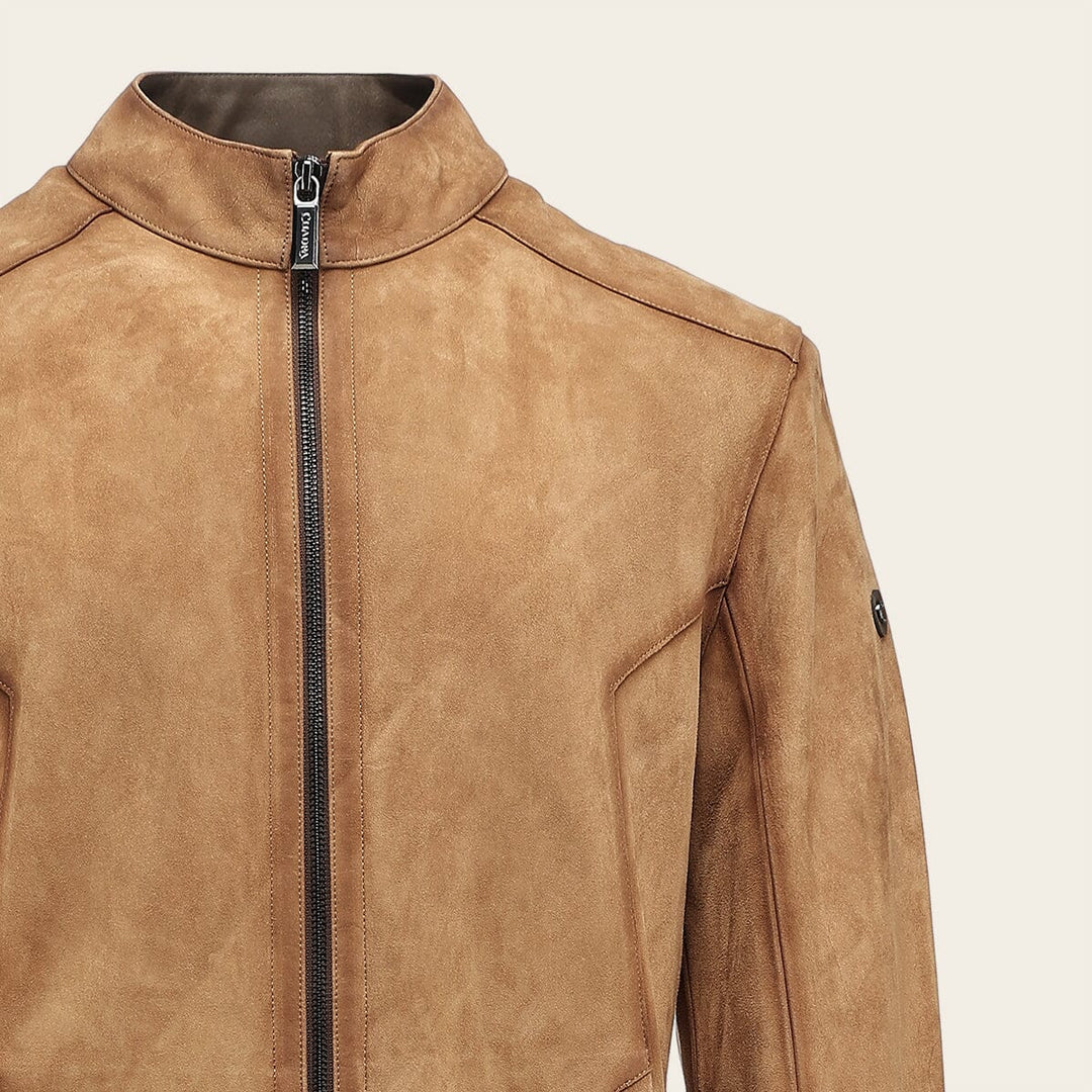 Chamarra en piel genuina de cordero para caballero Chamarras 