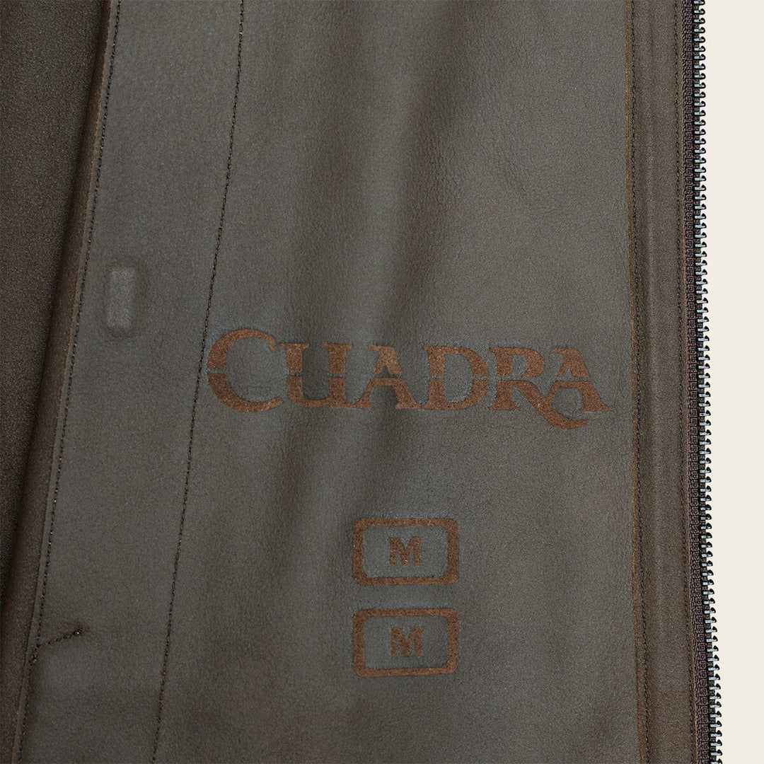 Chamarra en piel genuina de cordero para caballero Chamarras 