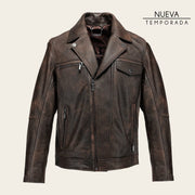 Chamarra en piel genuina de cordero para caballero Chamarras 