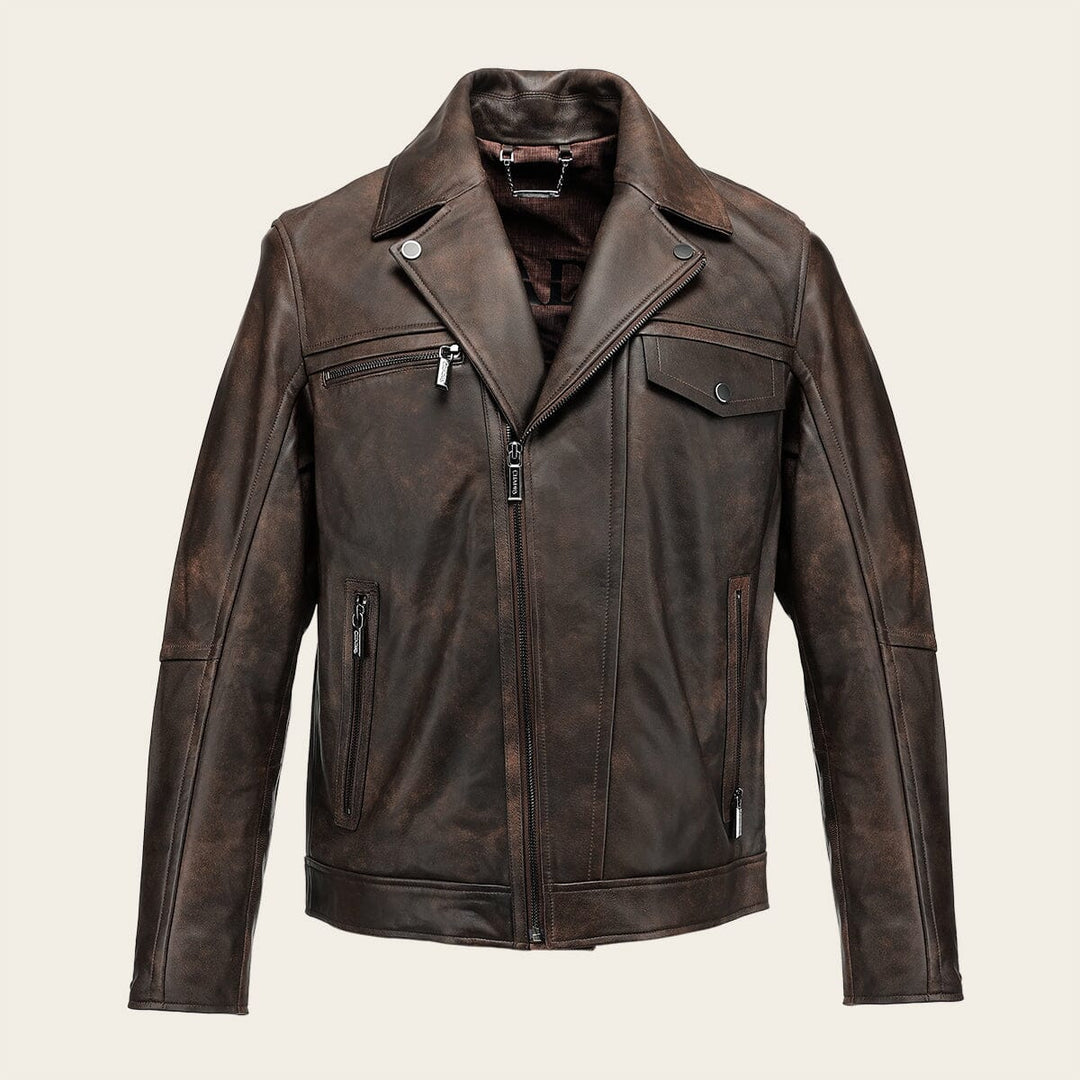 Chamarra en piel genuina de cordero para caballero Chamarras 