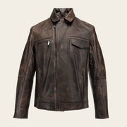 Chamarra en piel genuina de cordero para caballero Chamarras 