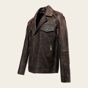 Chamarra en piel genuina de cordero para caballero Chamarras 