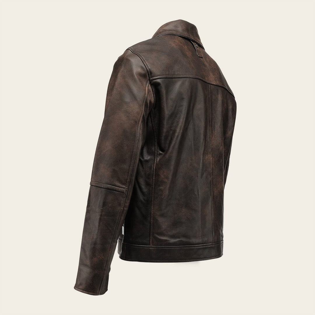 Chamarra en piel genuina de cordero para caballero Chamarras 