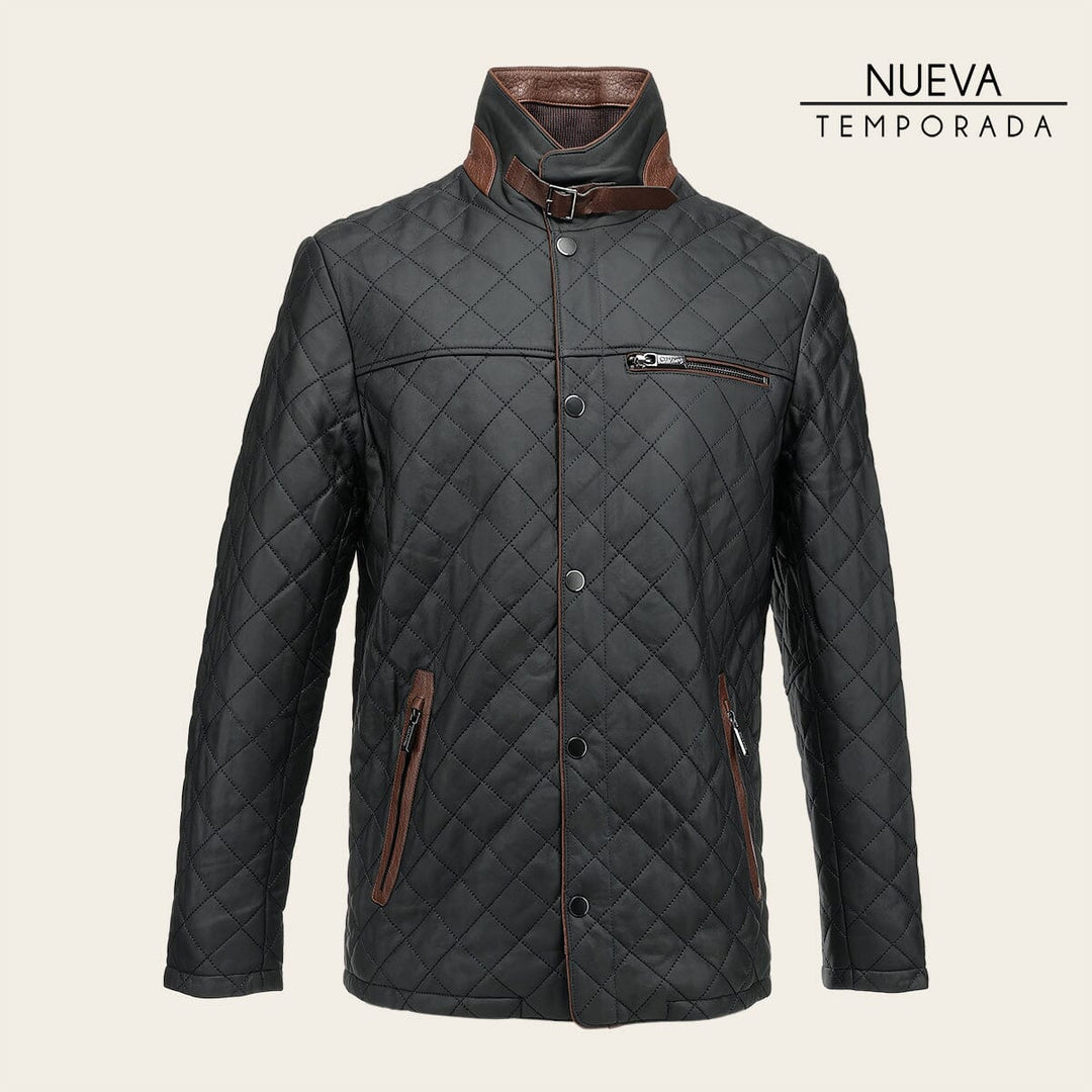 Chamarra en piel genuina de cordero para caballero Chamarras 