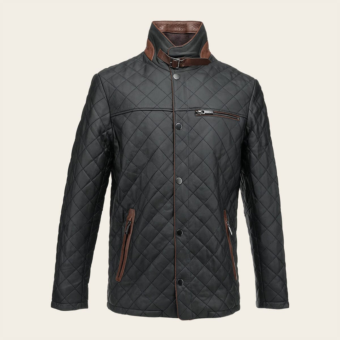 Chamarra en piel genuina de cordero para caballero Chamarras 