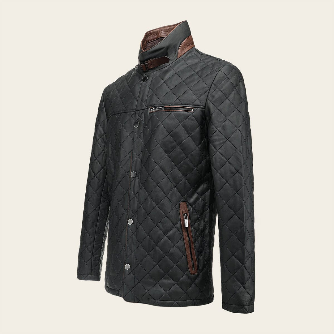 Chamarra en piel genuina de cordero para caballero Chamarras 