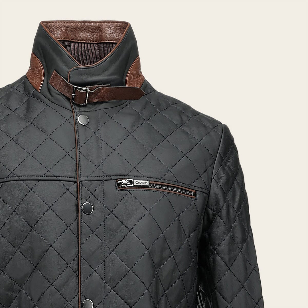 Chamarra en piel genuina de cordero para caballero Chamarras 