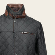 Chamarra en piel genuina de cordero para caballero Chamarras 