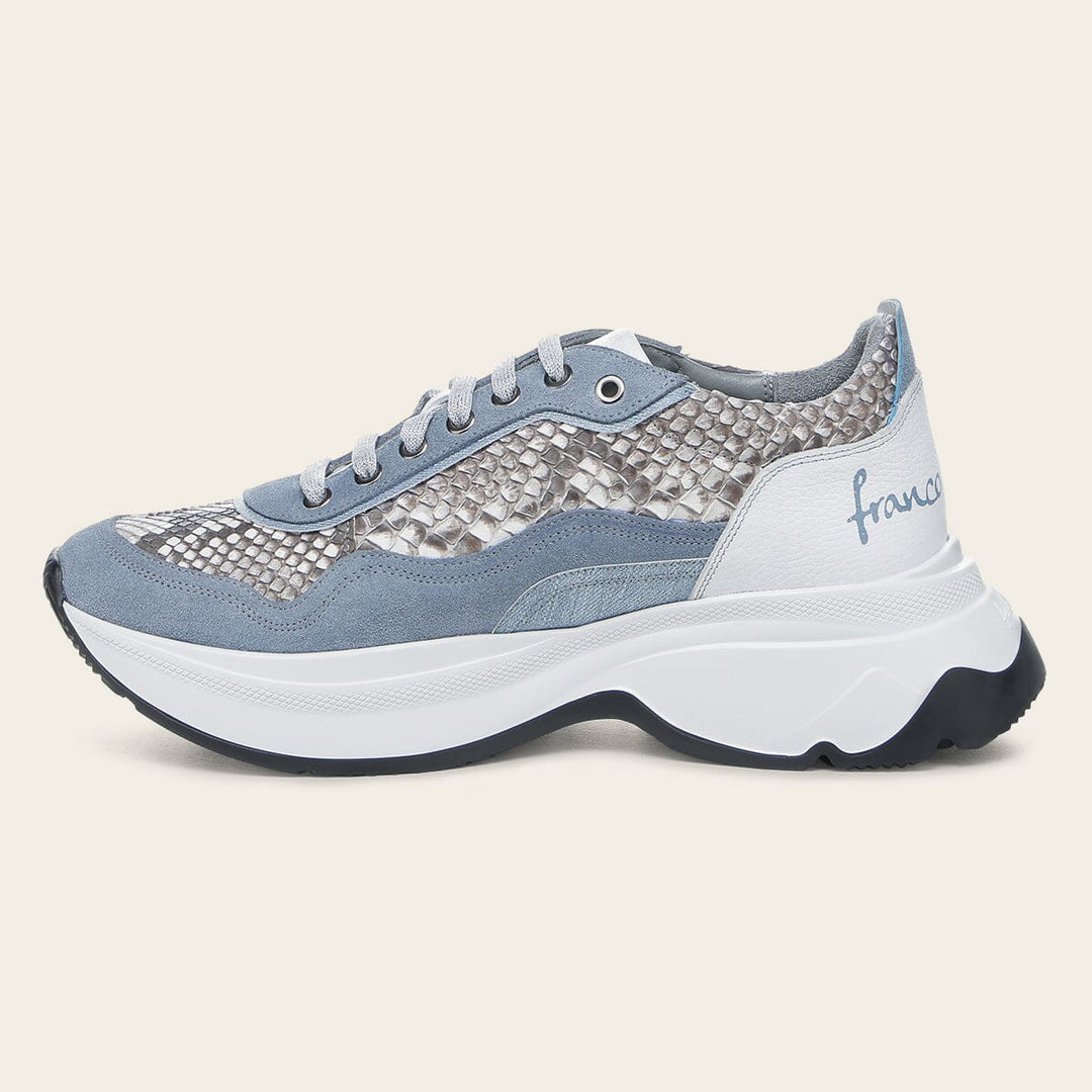 Tenis en piel genuina de pitón para dama Tenis 